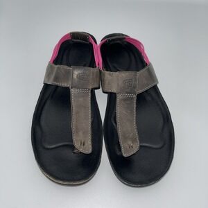Women's KEEN Dauntless T Strap Slingback Sandals Magnet Gray Pink Size 10‎